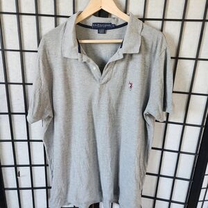 U.S. Polo Assn. Gray Polo Shirt for Men